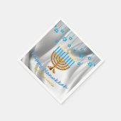 Serviette En Papier Bonne Hanoukka (Coin)