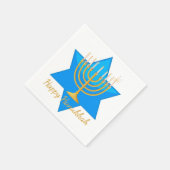 Serviette En Papier Bonne Hanoukka (Coin)
