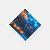 Serviette En Papier Bonne Hanoukka (Coin)