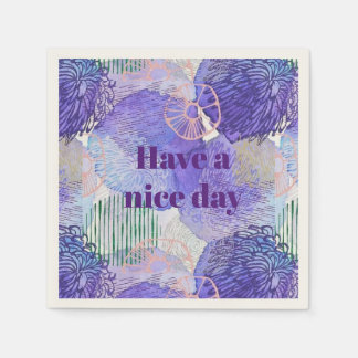 Serviette En Papier Bonne Journée