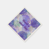 Serviette En Papier Bonne Journée (Coin)