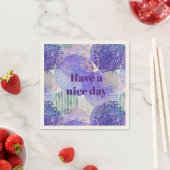 Serviette En Papier Bonne Journée (En situation)