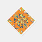 Serviette En Papier Bonne journée et une meilleure nuit Imprimé (Coin)