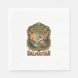 Serviette En Papier Bonne journée randonnée dalmatien montagnes rivièr