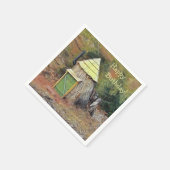 Serviette En Papier Bonne maison d'elfe d'anniversaire (Coin)