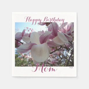 Serviette En Papier Bonne maman d'anniversaire