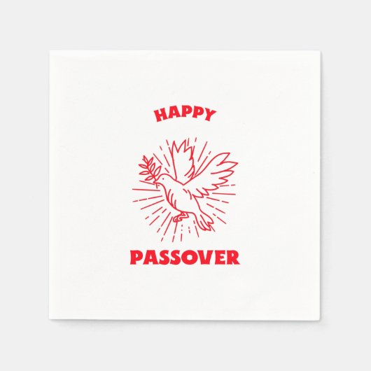 Serviette En Papier Bonne pâque (Devant)