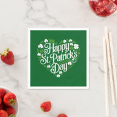 Serviette En Papier Bonne Saint Patrick's Day (En situation)