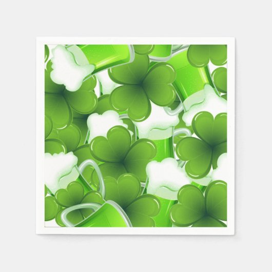 Serviette En Papier Bonne Saint Patrick's Day (Devant)