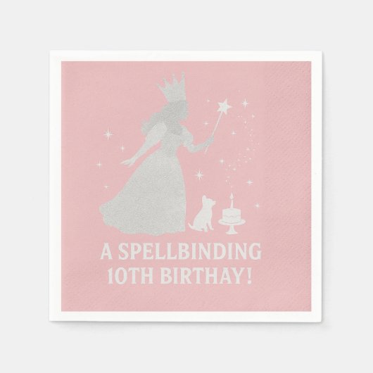 Serviette En Papier Bonne sorcière (Devant)