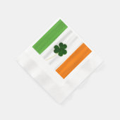 Serviette En Papier Bonne St. Patrick's Day Irlandais Drapeau Shamrock (Coin)