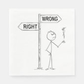 Serviette En Papier Bonnes illustrations (Devant)