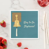 Serviette En Papier Bonnet de cancer sonnante, Traitement fini (En situation)