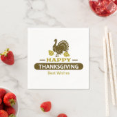 Serviette En Papier Bons thanksgivings (En situation)