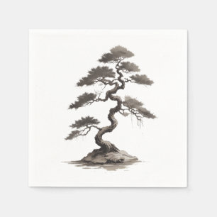 Serviette En Papier Bonsai