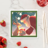 Serviette En Papier Bonté de Noël 1 (En situation)