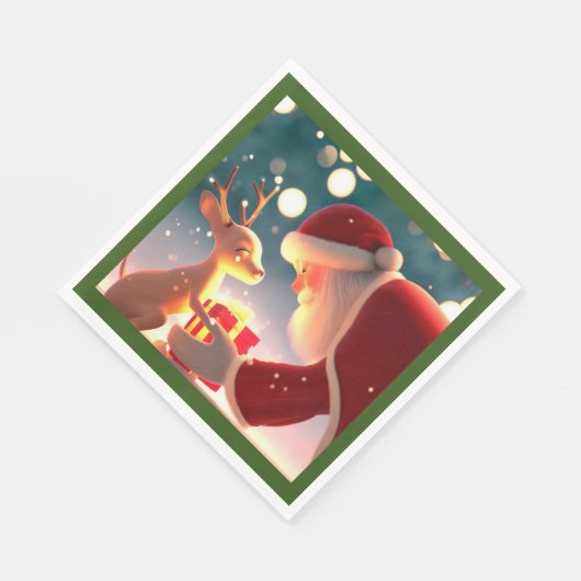 Serviette En Papier Bonté de Noël 1 (Coin)