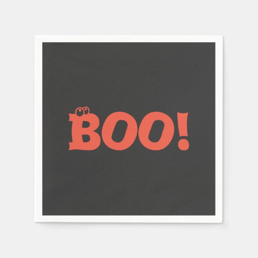 Serviette En Papier Boo ! (Devant)