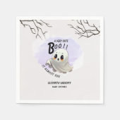 Serviette En Papier Boo Baby shower Halloween thème Mignonne fête (Devant)