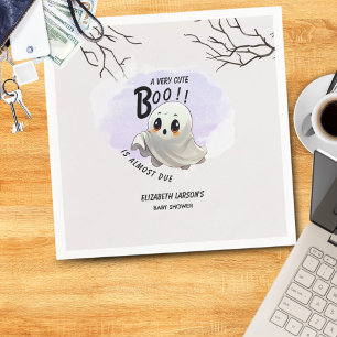 Serviette En Papier Boo Baby shower Halloween thème Mignonne fête