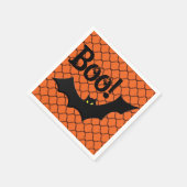 Serviette En Papier Boo ! Bat Halloween (Coin)