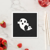 Serviette En Papier Boo blanc (En situation)