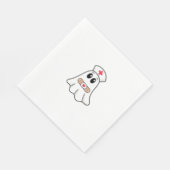 Serviette En Papier BOO CREW Ghost Nurse Funny Halloween Essentiel (Coin)