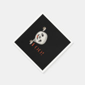 Serviette En Papier Boo ! Drôle Masquer Peekaboo Effrayant Halloween S (Coin)