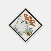 SERVIETTE EN PAPIER BOO ! FANTÔME (Coin)
