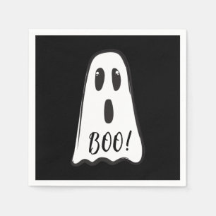 Serviette En Papier BOO ! Fête Costumée Halloween éffrayante