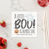 Serviette En Papier Boo Ghost Jack O'Lantern Baby shower d'Halloween (En situation)