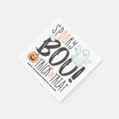 Serviette En Papier Boo Ghost Jack O'Lantern Halloween (Coin)