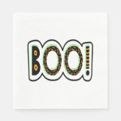 Serviette En Papier BOO Halloween (Devant)