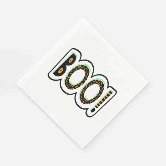 Serviette En Papier BOO Halloween (Coin)