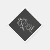 Serviette En Papier BOO ! Halloween Chalkboard Chalk Fête (Coin)