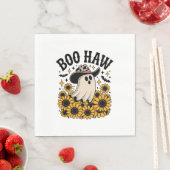 Serviette En Papier Boo Haw Cow Ghost Halloween Occidentale (En situation)