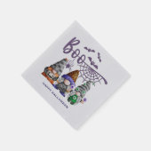 Serviette En Papier Boo Purple Parties scintillant Halloween Gnomes (Coin)