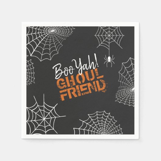 Serviette En Papier Boo Yah Ghoul Ami Halloween ID684 (Devant)