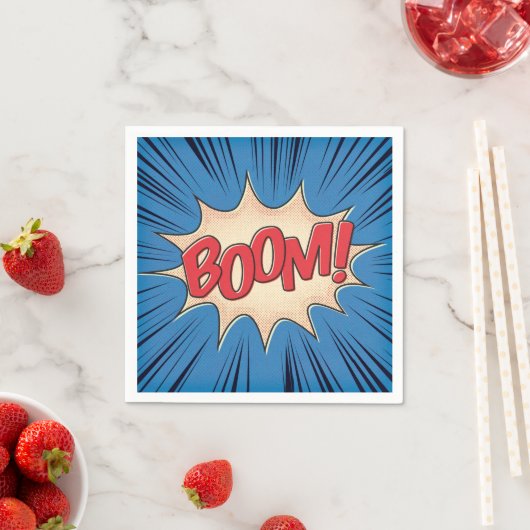 Serviette En Papier Boom ! (En situation)