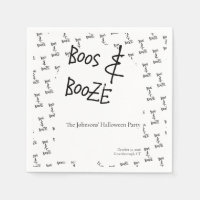 Boos et Booze Halloween Party Minimal
