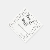 Serviette En Papier Boos et Booze Halloween Party Minimal (Coin)