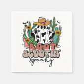 Serviette En Papier Boot Scootin_ Éffrayant, Halloween de l'Ouest, Pay (Devant)