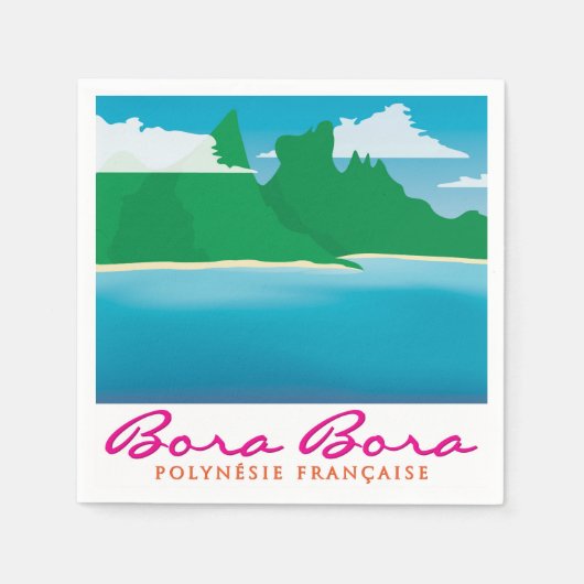 Serviette En Papier Bora (Devant)