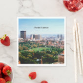 Serviette En Papier Boston Common, parc public, (En situation)
