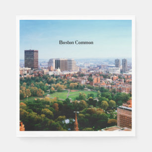 Serviette En Papier Boston Common, parc public,