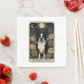 Serviette En Papier Boston Terrier (En situation)