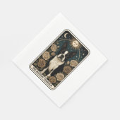 Serviette En Papier Boston Terrier (Coin)