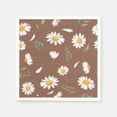 Serviette En Papier Botanical Paper Napkins, Flower Print Napkins (Devant)