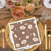 Serviette En Papier Botanical Paper Napkins, Flower Print Napkins