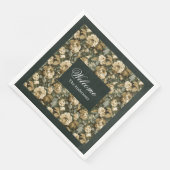 Serviette En Papier Botanical Sage Napkins Lux Pastel Dining Accent (Coin)